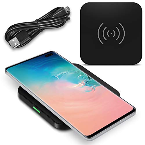 QI Wireless Ladestation kompatibel für Samsung Galaxy Note 10 Note 9 Note 8 S10+ S10e S10 S9+ S9 S8 Kabellos Charger Induktives Universal Schnell Ladegerät, Smartphone:Samsung Galaxy Note 9 von NAUC