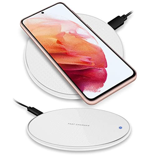 Qi Wireless Charger 15W 10W kompatibel für Samsung Galaxy S21 Serie Induktives Schnellladegerät Kabellose Ladestation, Farben:Weiss, Smartphone:Samsung Galaxy S21 Ultra 5G Qi Wireless Charger 15W 10W kompatibel für Samsung Galaxy S21 Serie Induktives Schnellladegerät Kabellose Ladestation, Farben:Weiss, Smartphone:Samsung Galaxy S21 Ultra 5G von NAUC