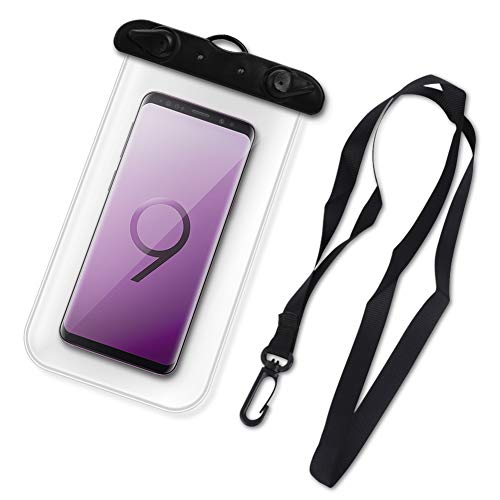 Schutzhülle kompatibel für Samsung Galaxy S25 S24 S23 S22S21 S10 S9 S8 Plus Ultra FE Hülle Wasserfest wasserdichte Handy Handytasche, Farben:Transparent von NAUC