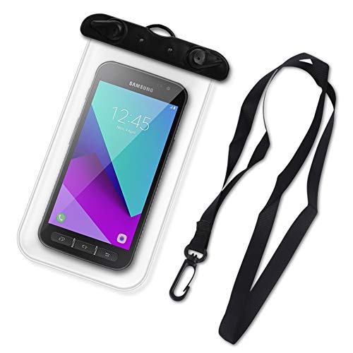 wasserdichte Handy Tasche kompatibel für Samsung Galaxy XCover 4s Schutzhülle Hülle Wassertasche, Farben:Transparent wasserdichte Handy Tasche kompatibel für Samsung Galaxy XCover 4s Schutzhülle Hülle Wassertasche, Farben:Transparent von NAUC