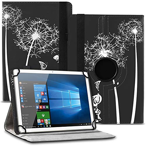 NAUCI Tablet Hülle kompatibel mit Acer Iconia Tab P10 P11 A10 Tasche Schutzhülle Case aus Kunst-Leder Standfunktion 360° Drehbar praktische Standfunktion, Farbe:Motiv 9 von NAUCI