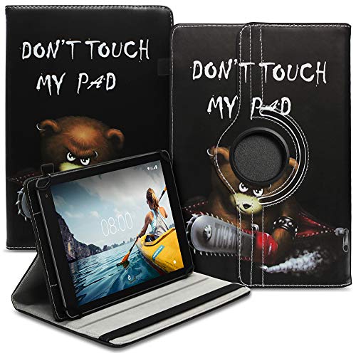 NAUCI Tablet Hülle kompatibel mit Lenovo Tab M11 Tasche Schutzhülle Case Universal Cover aus Kunst-Leder Standfunktion 360° Drehbar praktische Standfunktion, Farbe:Motiv 8 von NAUCI