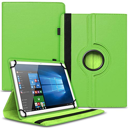 NAUCI Tablet Hülle kompatibel mit Telekom T Tablet 10,4 Zoll Tasche Schutzhülle Case Universal Cover aus Kunst-Leder Standfunktion 360° Drehbar, Farbe:Grün NAUCI Tablet Hülle kompatibel mit Telekom T Tablet 10,4 Zoll Tasche Schutzhülle Case Universal Cover aus Kunst-Leder Standfunktion 360° Drehbar, Farbe:Grün von NAUCI