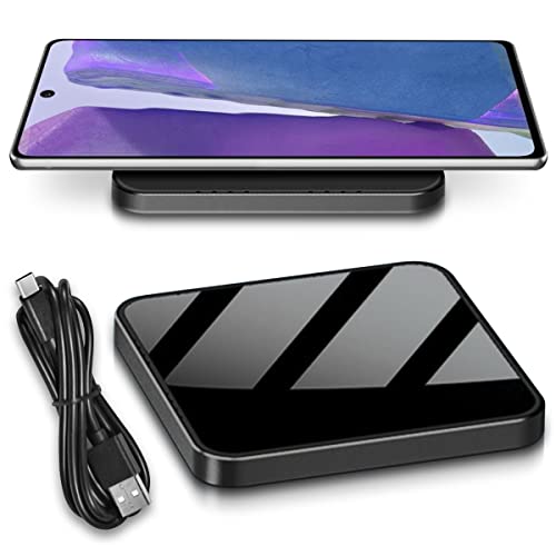 QI Wireless Induktive 15W Ladestation kompatibel mit Samsung Galaxy S25 S24 S23 S22 S21 S20 S10 Drahtloses Universal Ladegerät Kabelloser Charger, Smartphone:Samsung Galaxy S24 Plus Ultra FE von NAUCI