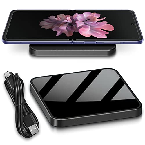 QI Wireless Induktive 15W Ladestation kompatibel mit Samsung Galaxy Z Flip 6 5 4 3 Fold 6 5 4 3 2 Ladematte Drahtloses Ladegerät Kabelloser Charger, Qi Handys:Samsung Galaxy Z Fold 5 von NAUCI