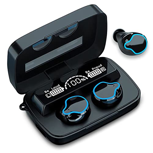 TWS Bluetooth 5.1 Kopfhörer In-Ear kompatibel für Samsung Galaxy A55 A54 A53 A34 A25 A15 A05 A33 A13 5G Stereo LED Anzeige Wireless Headset Ladebox, Farbe:2_TWS M9 von NAUCI