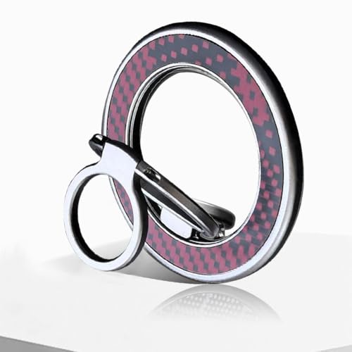 Magnetischer Handy-Ringhalter für Mag-Safe, Ringständer, Fingergriff-Ständer mit doppelseitigem magnetischem kompatiblen Handy 16 Pro Max 15 14 13 12, Android, Zubehör von NAUXIU