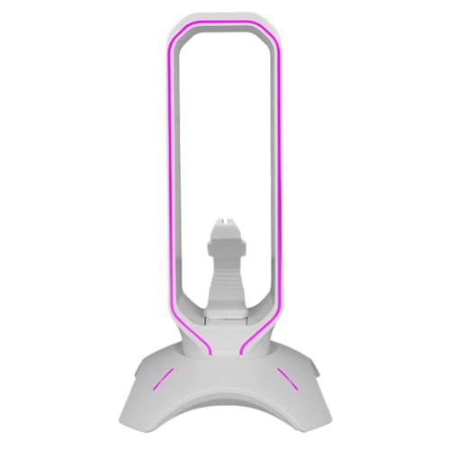 NAUXIU RGB-Kopfhörer-Ständer, Over-Ear-Headset-Halterung mit USB-Anschluss, Computer-Headset-Regal, Schreibtisch-Zubehör-Display von NAUXIU
