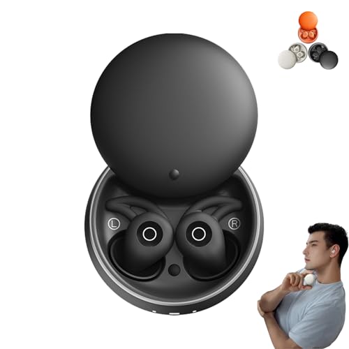 Novonell Snoozepods Pro - Anti Schnarch-kopfhörer,novonell Sleep Pods,snooze Pods,sleep Noise Cancelling,Ultra Comfortable & Noiseless Sleeping with ANC, Mini Bluetooth Sleepbuds with 24h Battery-A von NAUXIU