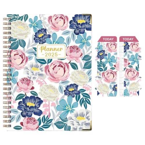 Premium 2025 A5 Planer Spiralnotizbuch 12 Monate Wochenplaner Englisch A5 Agenda für Organisationsbuch Termin A9p3 Premium 2025 A5 Planer Spiralnotizbuch 12 Monate Wochenplaner Englisch A5 Agenda für Organisationsbuch Termin A9p3 von NAUXIU