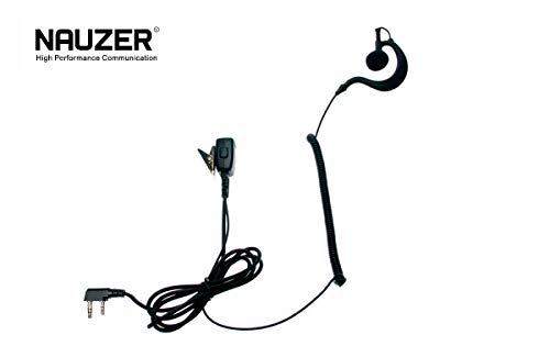 NAUZER PIN-29 Mikro-Ohrhörer PTT Headset (PIN29K) von NAUZER