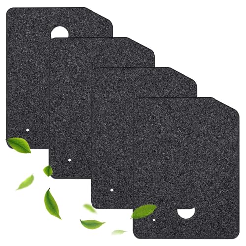 4 Stück Filter für Miele T1 9164761 Trockner, Ersatzfilter für Wäschetrockner, Grob und Fein Filter, 207x157x30mm, Fusselfilter Schaumstoff Sponge für Miele Kondenstrockner und Wärmepumpentrockner von NAVESO
