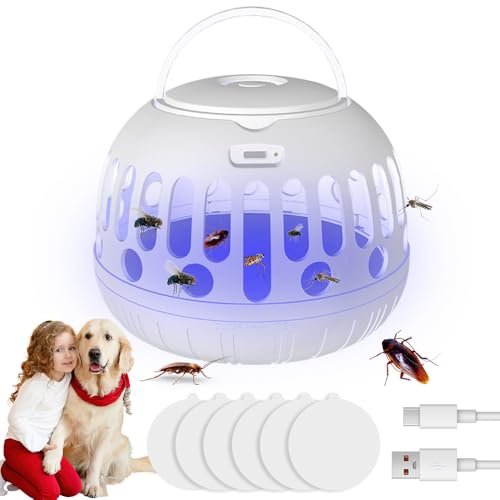 NAVESO Flohfalle, Flohfalle für Wohnung Elektrisch, Flohfallen Wohnung Testsieger mit 6 Klebescheiben, Flohfalle Licht, LED Flohlichtfalle, Sticky Dome Flea Trap, Klebrige Fliegenfalle Insektenfalle NAVESO Flohfalle, Flohfalle für Wohnung Elektrisch, Flohfallen Wohnung Testsieger mit 6 Klebescheiben, Flohfalle Licht, LED Flohlichtfalle, Sticky Dome Flea Trap, Klebrige Fliegenfalle Insektenfalle von NAVESO