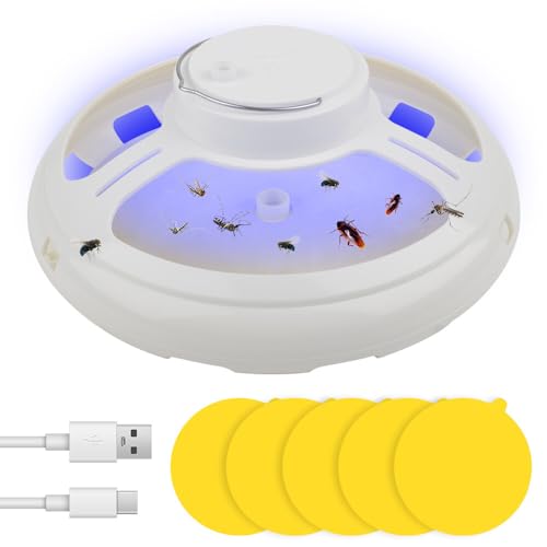 NAVESO Flohfalle, Flohfalle für Wohnung Elektrisch, Klebrige Flohfalle, Flohfallen Testsieger mit 5 Klebescheiben, Kakerlaken Falle, Flea Trap Lampe, LED Flohlichtfalle, Insektenfalle, Kuppelflohfalle NAVESO Flohfalle, Flohfalle für Wohnung Elektrisch, Klebrige Flohfalle, Flohfallen Testsieger mit 5 Klebescheiben, Kakerlaken Falle, Flea Trap Lampe, LED Flohlichtfalle, Insektenfalle, Kuppelflohfalle von NAVESO