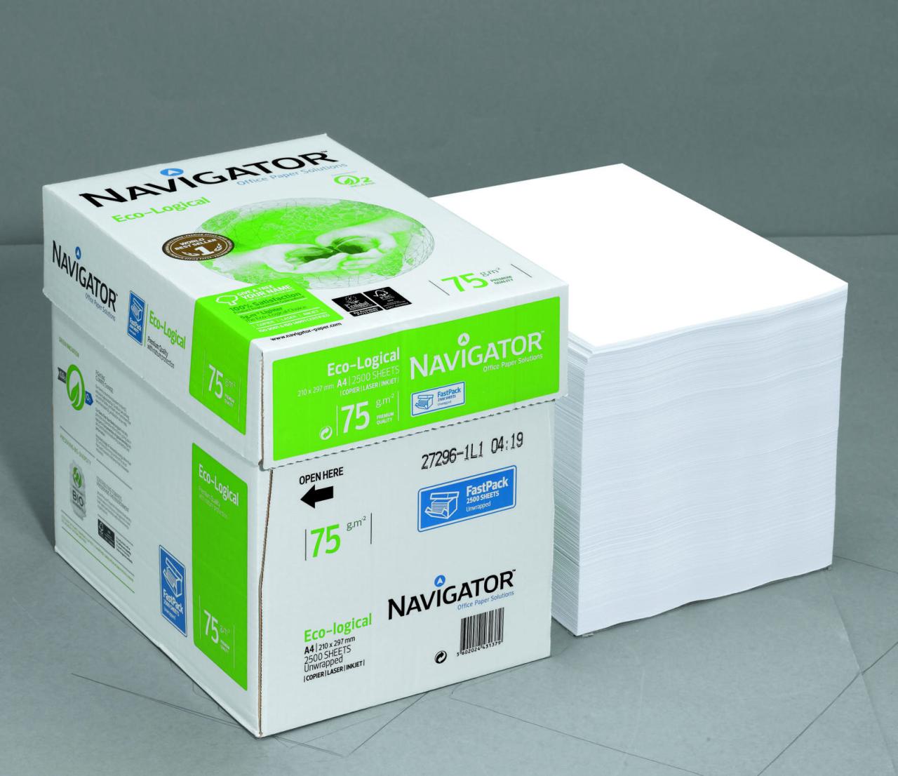 NAVIGATOR Kopierpapier Navigator Eco-Logical Maxi-Box DIN A4 75 g/m² von NAVIGATOR