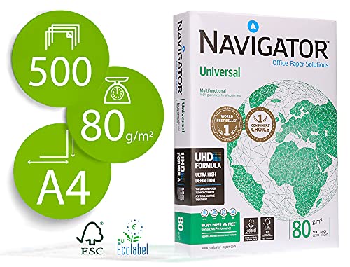 Navigator Universal - A4, 80 g/qm, weiß, 500 Blatt von NAVIGATOR