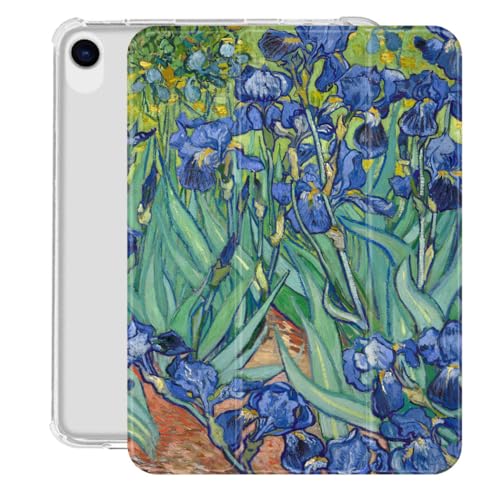 Hülle Für Ipad 10. Generation 2022, Van Gogh-Purple Irises Bedruckte Ipad 10,9 Zoll Hülle Mit Stifthalter, Schutzhülle Mit Dreifach Faltbarem Ständer, Automatische Wake/Sleep-Funktion F von NAWVNMI