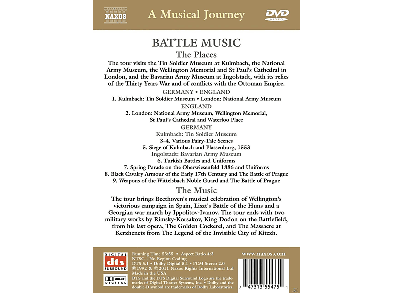 Battle Music DVD Battle Music DVD von NAXOS AV