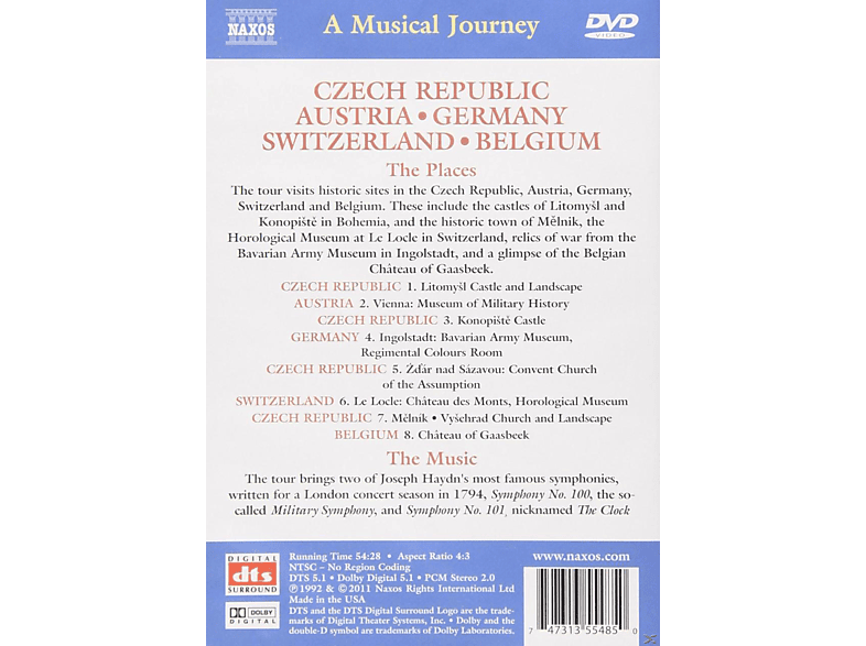 Czech Republic/Austria/Germany DVD Czech Republic/Austria/Germany DVD von NAXOS AV