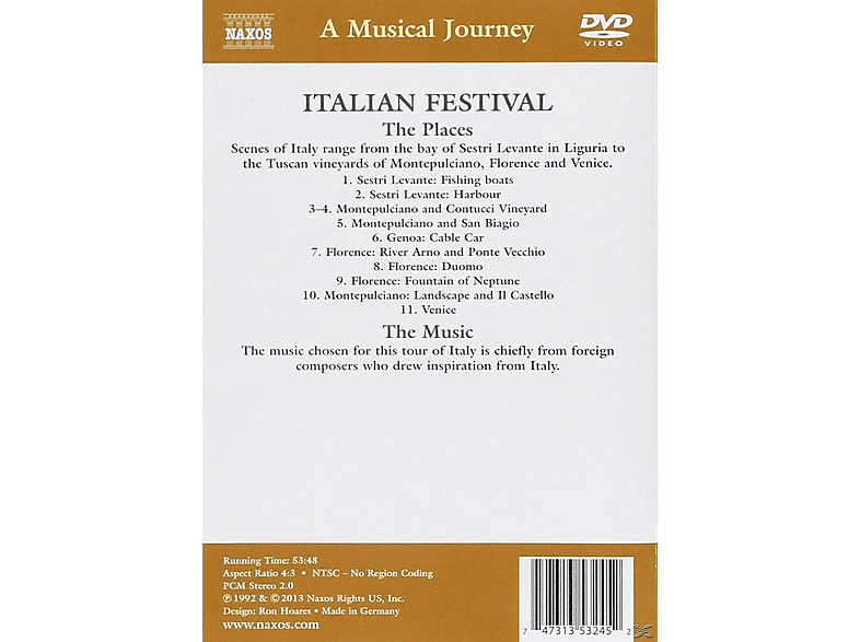 Italian Festival DVD von NAXOS AV