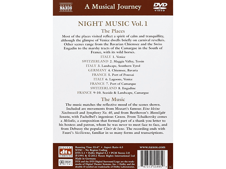 Nightmusic 1/Nächtliche Eindrü DVD von NAXOS AV