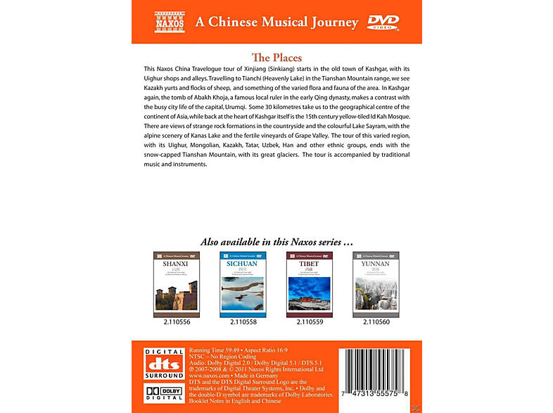 Travelogue-Xinjiang DVD von NAXOS AV