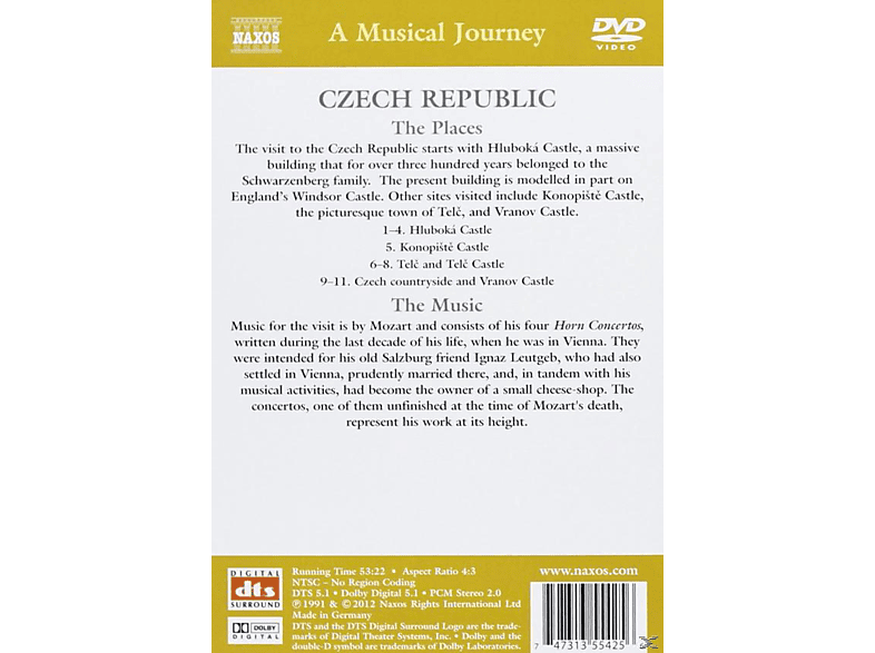 Tschechische Republik DVD Tschechische Republik DVD von NAXOS AV