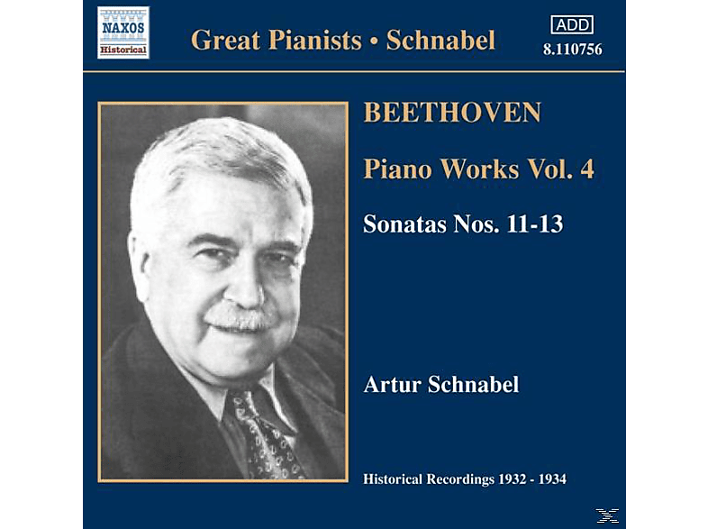 Artur Schnabel - Klavierwerke Vol.4 (CD) von NAXOS HIST