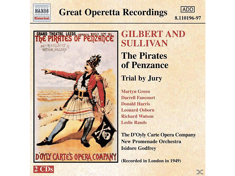 D'oyly Carte Opera Company - Piraten Von Penzance/Trial By (CD) von NAXOS HIST