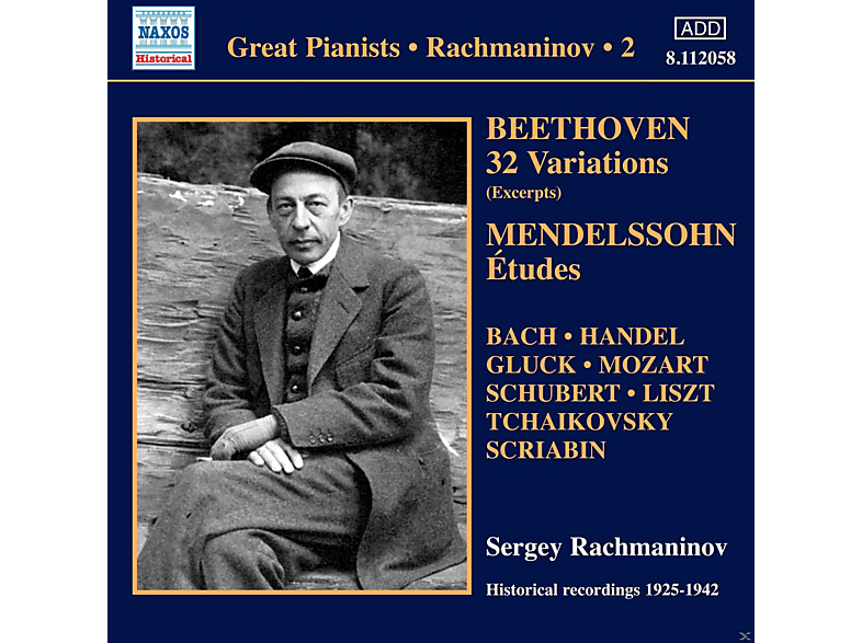 Sergei Vasilievich Rachmaninoff - 32 Variationen/Etüden/+ (CD) von NAXOS HIST