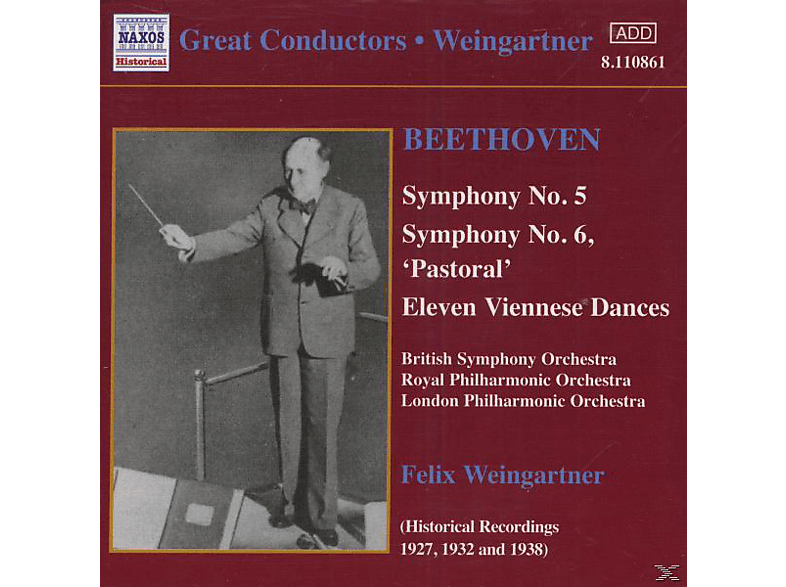 VARIOUS, Weingartner Felix - Sinfonie 5+6 (CD) von NAXOS HIST