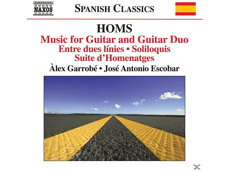 Alex Garrobe, Jose Antonio Escobar - Werke für Gitarre und Gitarrenduo (CD) von NAXOS