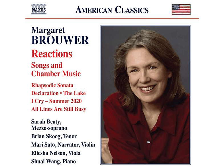 Beaty/Skoog/Sato/Nelson/Wang - Reactions-Songs and Chamber Music (CD) von NAXOS