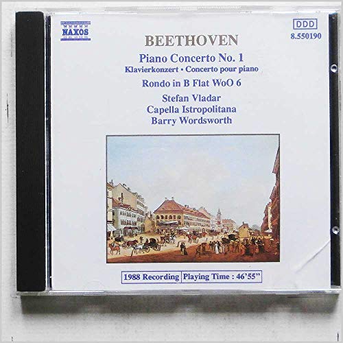 Beethoven Piano Concerto No. 1 In C, Op. 15 - Audio CD von NAXOS