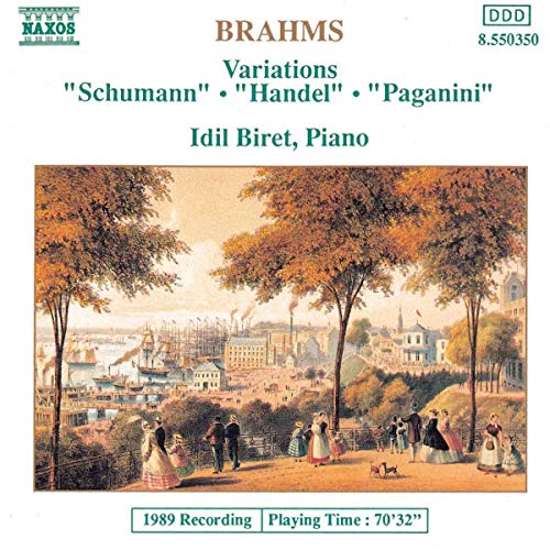 Brahms Variationen Biret von NAXOS