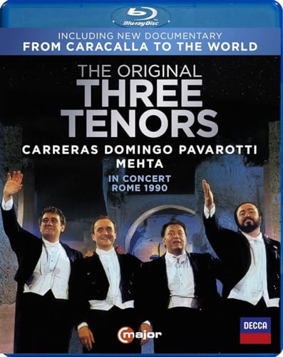 Die drei Tenöre: Carreras, Domingo, Pavarotti im Konzert, Rom 1990 [Blu-ray] von NAXOS