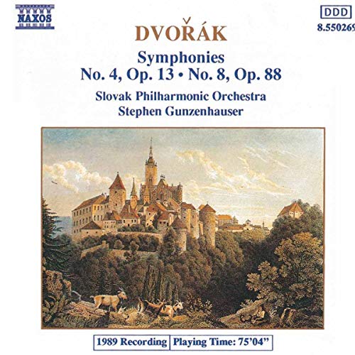 Dvorak: Sinfonien 4 und 8 Gunzenhauser von NAXOS