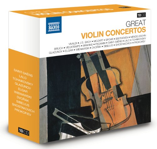 Große Violinkonzerte - Naxos Jubiläumsbox von Sheva Collection
