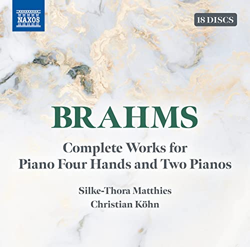 Johannes Brahms: Sämtliche Werke für Klavier vierhändig von NAXOS
