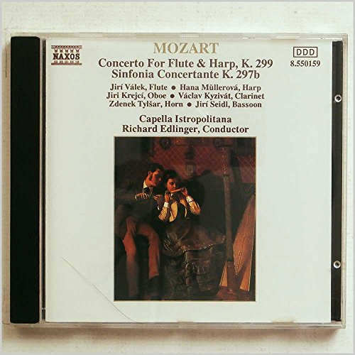 Mozart Flöte und Harfenkonzert Edlinge von NAXOS