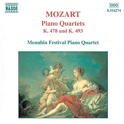 Mozart Klavierquartette KV 478 und 493 von NAXOS