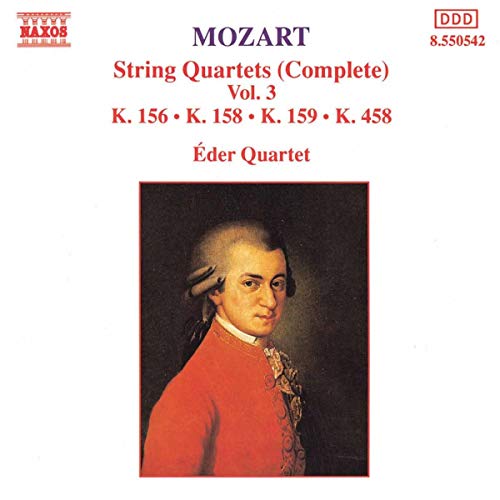 Mozart Streichquartette Vol 3 Eder von NAXOS