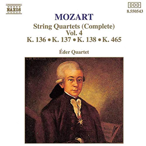 Mozart Streichquartette Vol 4 Eder von NAXOS