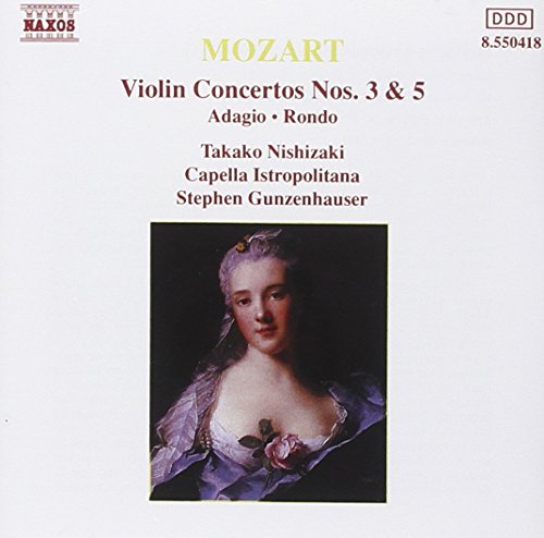 Mozart Violinkonzert 3 und 5 Nishizaki von NAXOS