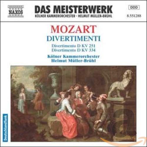 Mozart: Divertimenti KV 251 & 334 von NAXOS