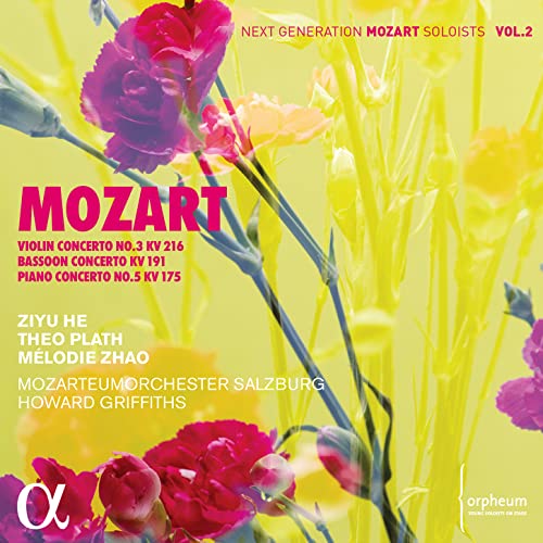 Mozart: Violinkonzert Nr. 3 KV 216, Fagottkonzert KV 191, Klavierkonzert Nr. 5 KV 175 von NAXOS