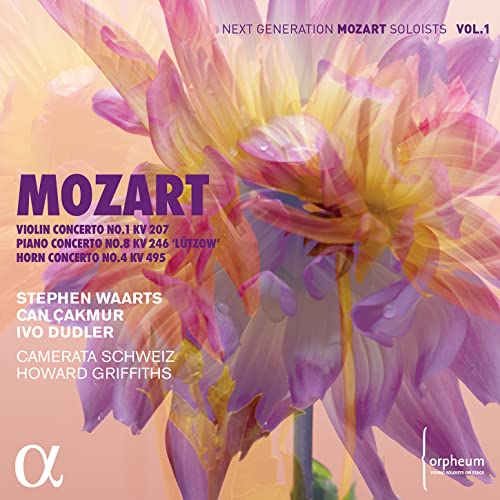 Mozart: Violinkonzert Nr.1 KV 207, Klavierkonzert Nr. 8 KV. 246 "Lützow" &, Hornkonzert Nr. 4 KV 495 von NAXOS