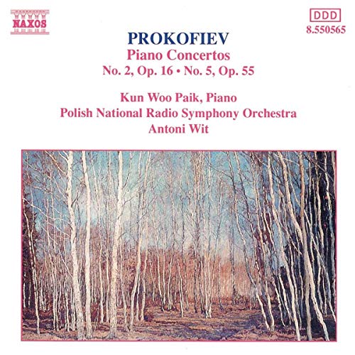 Prokofieff Klavierkonzert 2 und 5 Wit von NAXOS