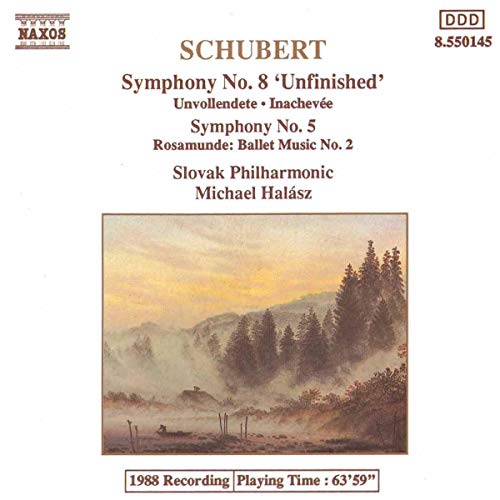 Schubert Sinfonien 5 und 8 Halasz von NAXOS