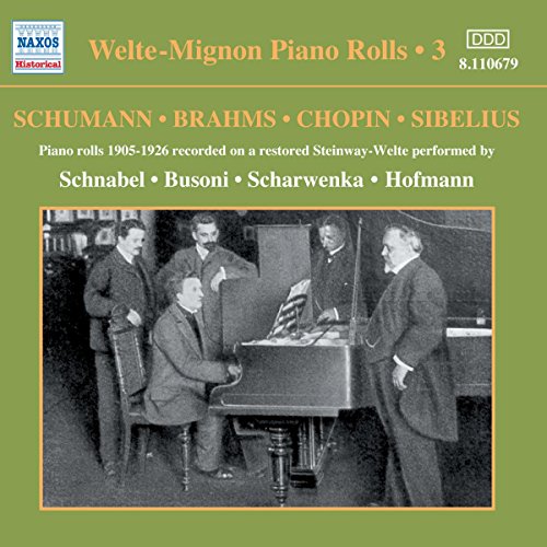 Welte-Mignon Piano Rolls Vol. 3 von NAXOS